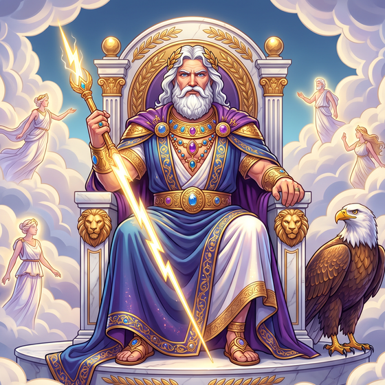 Oliver as Zeus